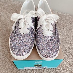 ♠️ Kate Spade X Keds glitter sneaker